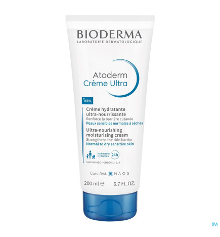 Bioderma – Atoderm Crème Ultra, nourrissante, 200 ml