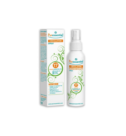 Puressentiel Circulation - Spray Aux 17 Huiles Essentielles 125 ML