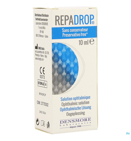 Densmore –  Repadrop Solution Ophtalmique Lubrifiante 10Ml