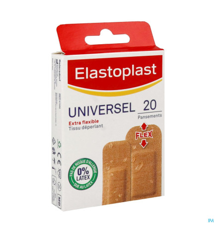 Elastoplast – Universel Pansement Tissu, 2 tailles x20