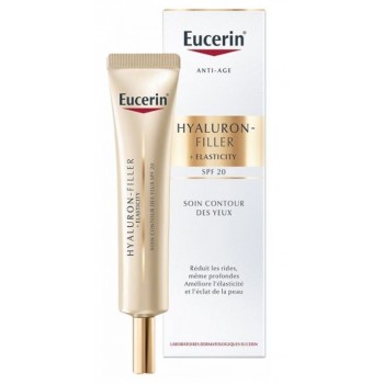 Eucerin Hyaluron Filler + Elasticity Soin Contour Des Yeux Spf15 15ml