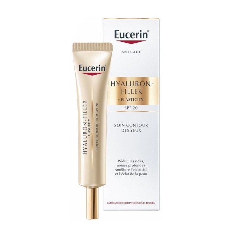 Eucerin Hyaluron Filler + Elasticity Soin Contour Des Yeux Spf15 15ml