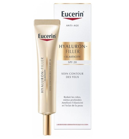 Eucerin Hyaluron Filler + Elasticity Soin Contour Des Yeux Spf15 15ml