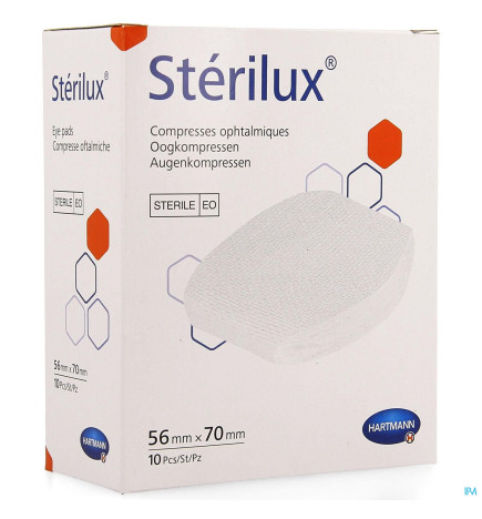 Hartmann – Sterilux Es Compresse Oculaire Ovale 10