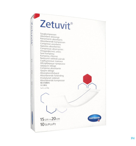 Hartmann – Zetuvit Pansement Absorbant 15Cm X 20Cm 10