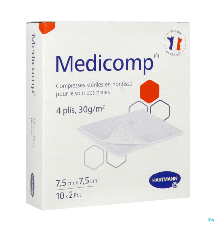 Hartmann – Medicomp Compresse Sterile 7Cm5 X 7Cm5 2 x10