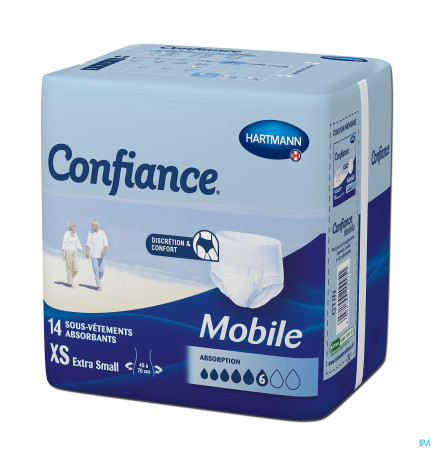 Hartmann – Confiance Mobile Absorption 6 Slip Absorbant Xs 14