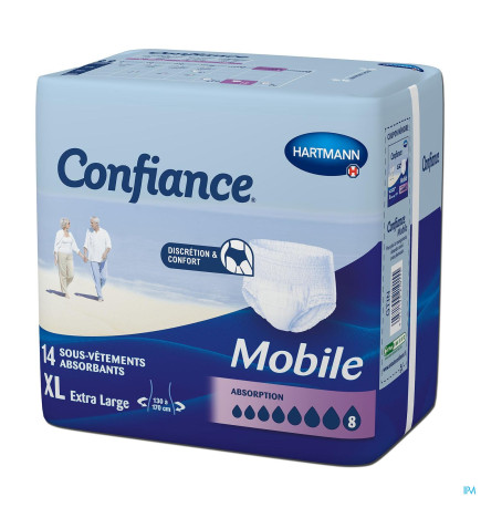 Hartmann – Confiance Mobile Absorption 8 Slip Absorbant Xl 14