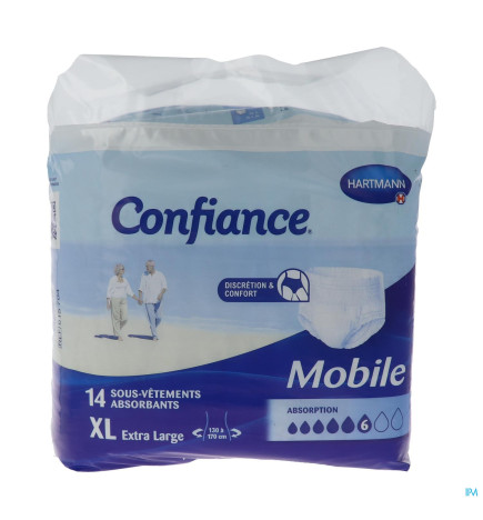 Hartmann – Confiance Mobile Absorption 6 Slip Absorbant Xl 14