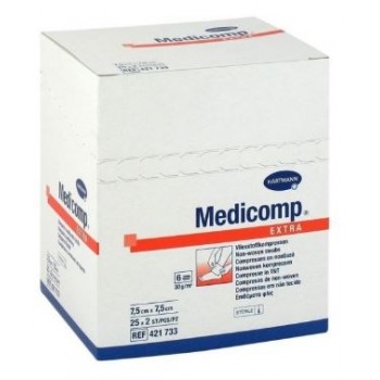 Medicomp Compresse Sterile 7cm5 X 7cm5 2 X25