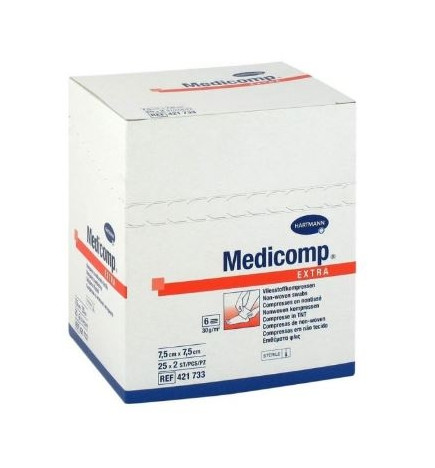 Medicomp Compresse Sterile 7cm5 X 7cm5 2 X25