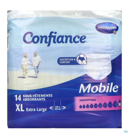Hartmann – Confiance Mobile Absorption 10 Slip Absorbant Xl 14