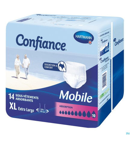 Hartmann – Confiance Mobile Absorption 10 Slip Absorbant Xl 14