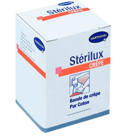 Sterilux Bande De Crepe 4m X 5cm Cello