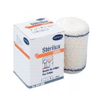 Sterilux Bande De Crepe 4m X 7cm Cello