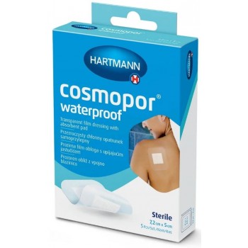 Cosmopor Sterile Pansement Adhesif Waterproof 7cm2 X 5cm 5