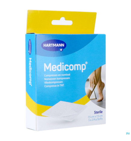 Hartmann – Medicomp Compresse 7Cm5 X 7Cm5 2X5