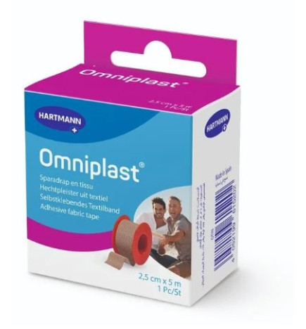 Omniplast Sparadrap Tissu 5m X 2cm5