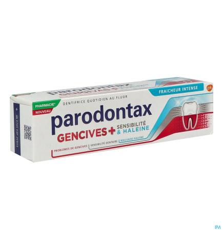 Parodontax – dentifrice gencives + sensibilité haleine fraîcheur intense, 75 ml