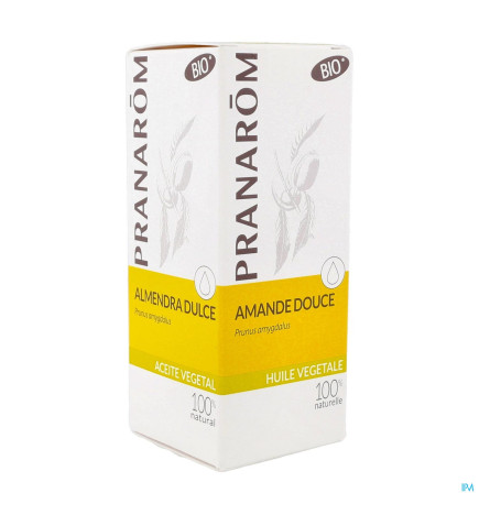 Pranarôm – Huile Végétale Amande Douce Bio, 50 ml