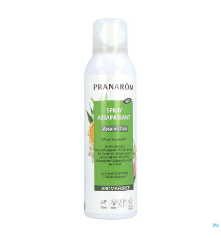 Pranarôm – Spray Assainissant Bio Orange Douce & Ravintsara, 150 ml