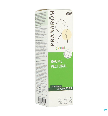 Pranarôm – Baume Pectoral Bio Aromaforce Junior, 50 ml