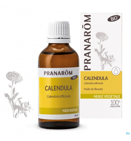 Pranarôm – Huile Végétale Bio Calendula, 50 ml