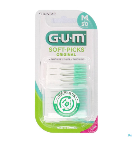 Gum – Soft Picks Bâtonnets Interdentaires 632 Original Medium 50