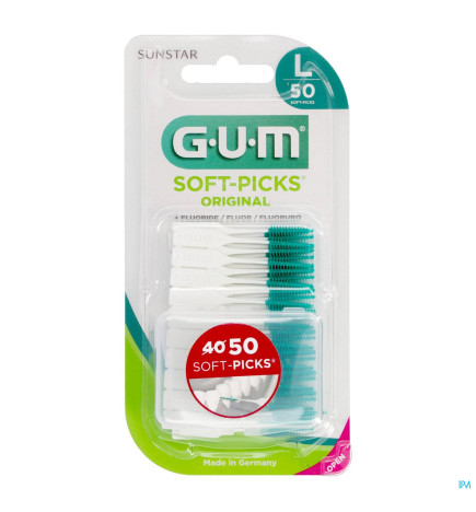 Gum – Soft Picks Bâtonnets Interdentaires 634 Original Large 50