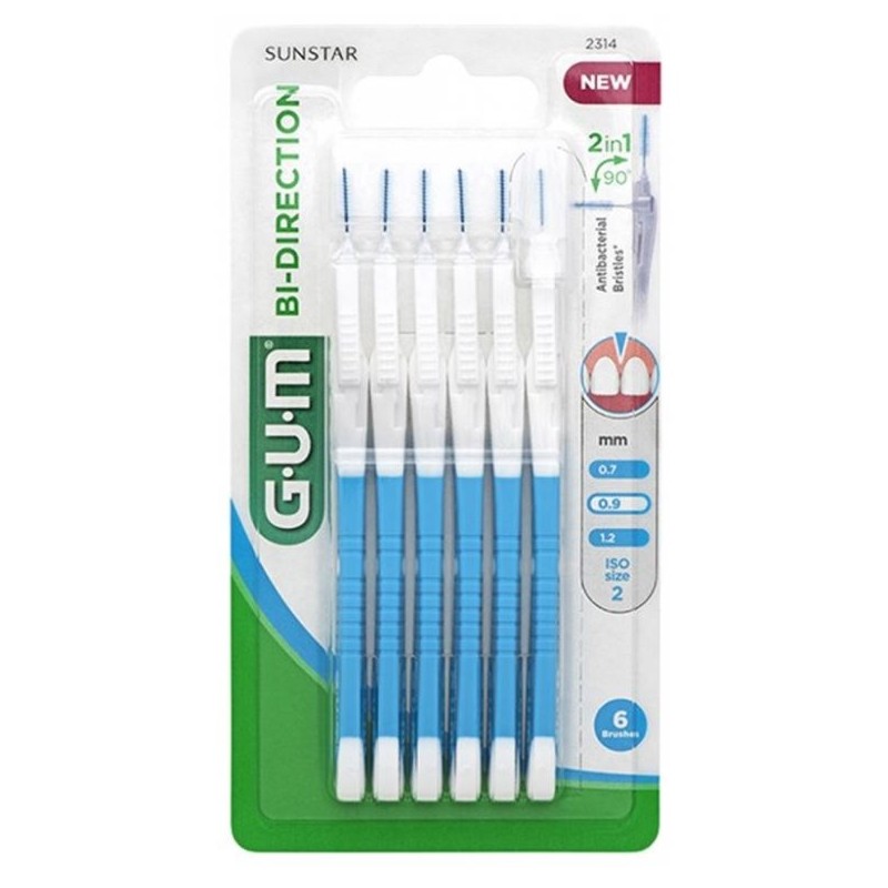 Gum Interdent.bi-direction 0,9mm Microfine 6 2314