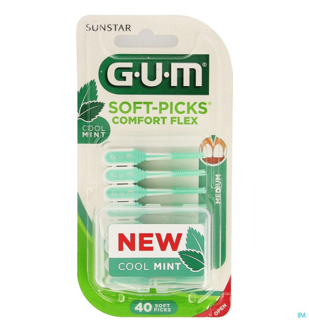 Gum – Soft Picks Comfort Flex Medium Menthe 40