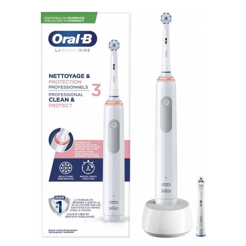 Oral B Nettoyage Protection Professionnels Brosse A Dents Electrique Rechargeable