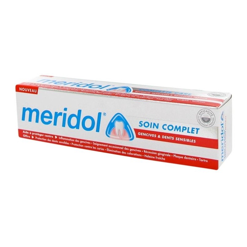 Meridol Soin Complet Gencives Et Dents Sensibles Dentifrice Fluore 75ml