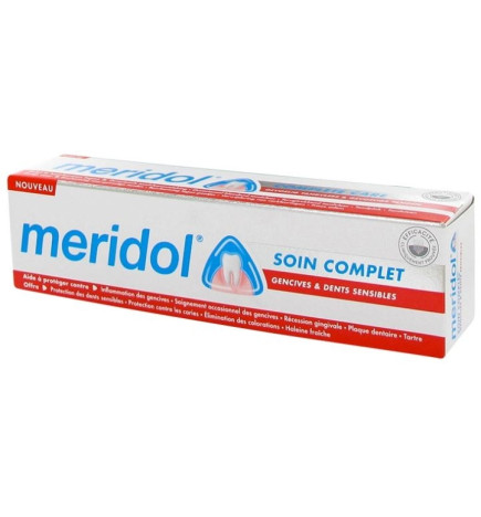 Meridol Soin Complet Gencives Et Dents Sensibles Dentifrice Fluore 75ml