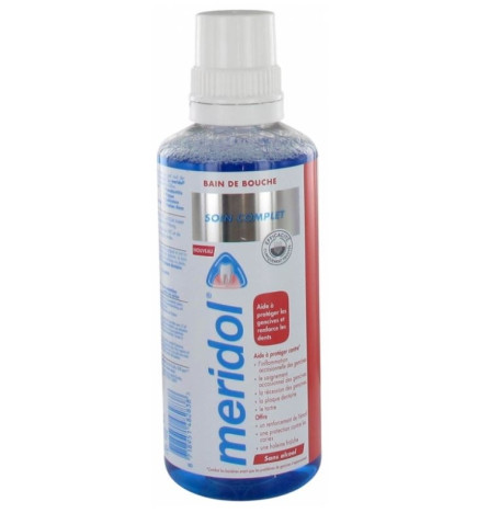 Meridol Soin Complet Bain De Bouche Fluore 400ml