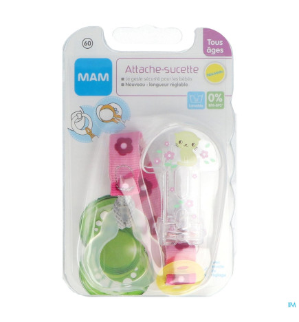 Mam – Attache-Sucette Tous Âges Standard