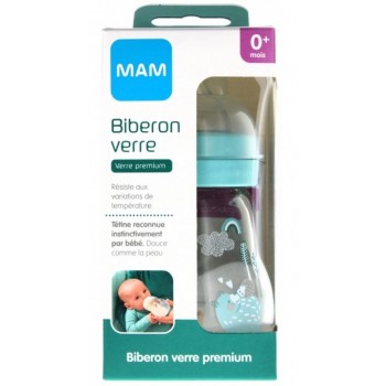 Mam Biberon 1age Verre Decore Aqua Debit 1 170ml