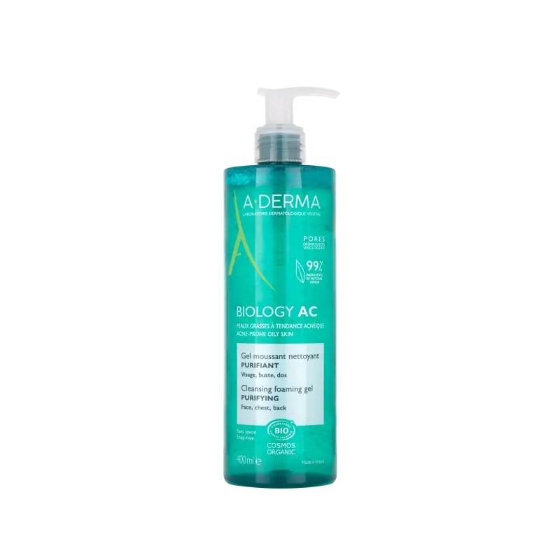 A-Derma Biology AC Gel Moussant Nettoyant Purifiant 200ml