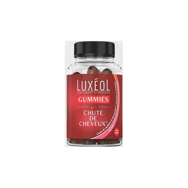 Luxeol Gummies Chute de Cheveux x60 Gummies