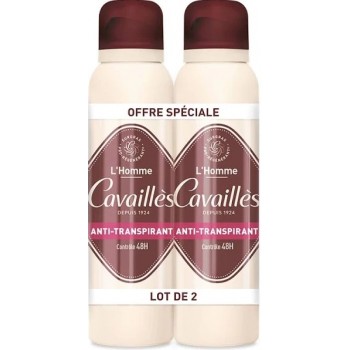 Cavaillès – Absorb+ 48H Homme Anti-Transpirant Spray
Lot de 2 × 150 ml
