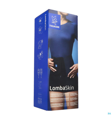 Thuasne – Lombaskin Ceinture Soutien Lombaire 26 cm Noire Bleue Taille 1