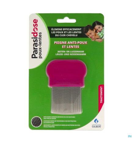PARASIDOSE – Peigne anti-poux dents cannelées