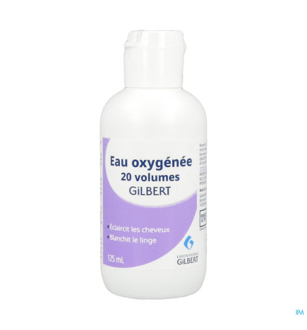 GILBERT – Eau oxygénée 20 volumes, 125 ml