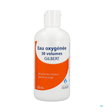 GILBERT – Eau oxygénée 30 volumes, 250 ml