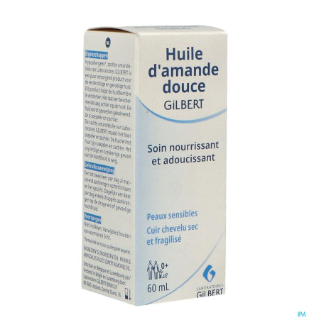 GILBERT – Bébé huile d’amande douce, 60 ml