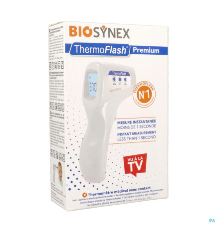 Biosynex – ThermoFlash Premium Thermomètre Blanc – LX26E