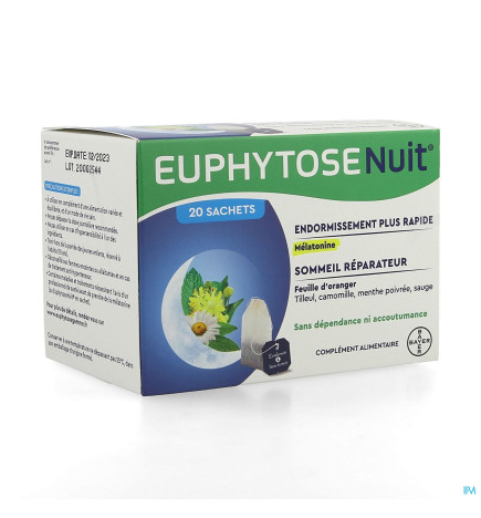 Euphytose – Nuit, 20 sachets