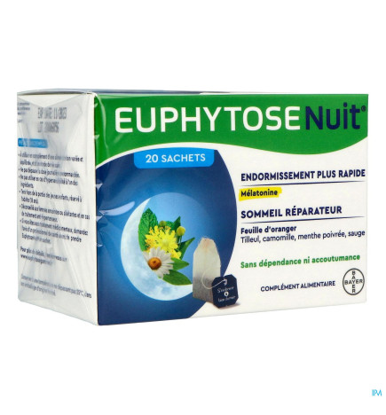 Euphytose – Nuit, 20 sachets