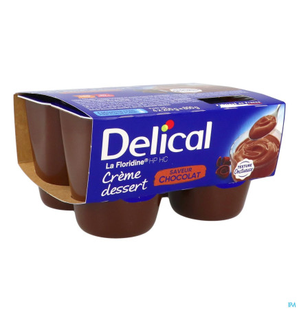 Delical –  La Floridine Hp Hc Creme Dessert Chocolat 200g X4