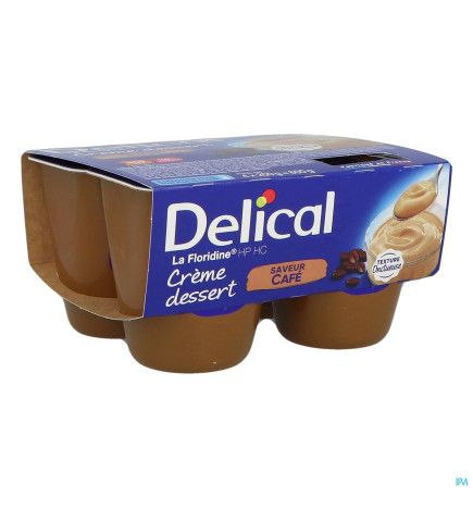 Delical –  La Floridine Hp Hc Creme Dessert Cafe 200g X4